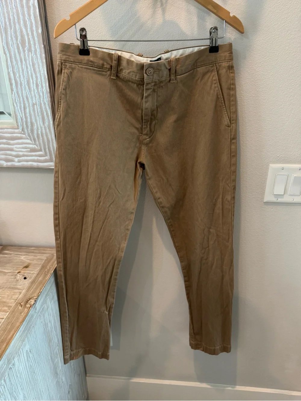 J. Crew Men's Chino Pants in Khaki